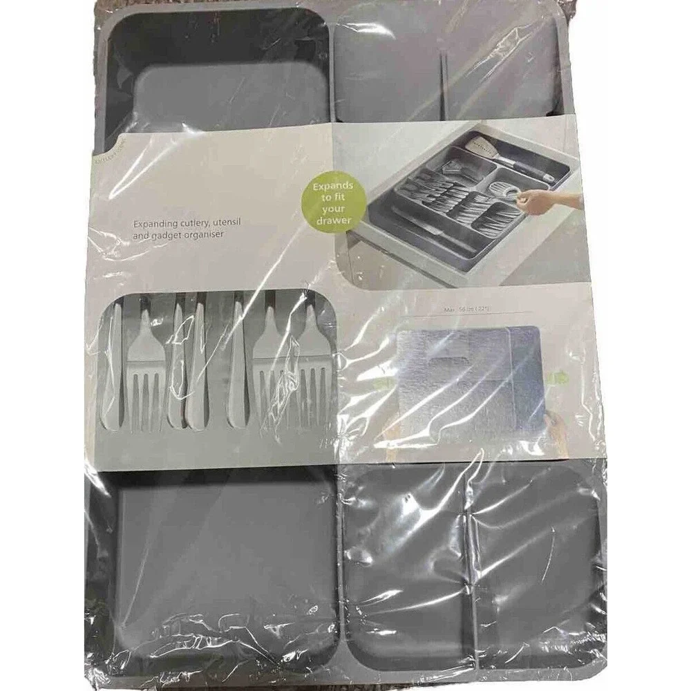 New Kitchen Drawer Organizer Tray‎ Silverware Organizer Storage Tray Expandable